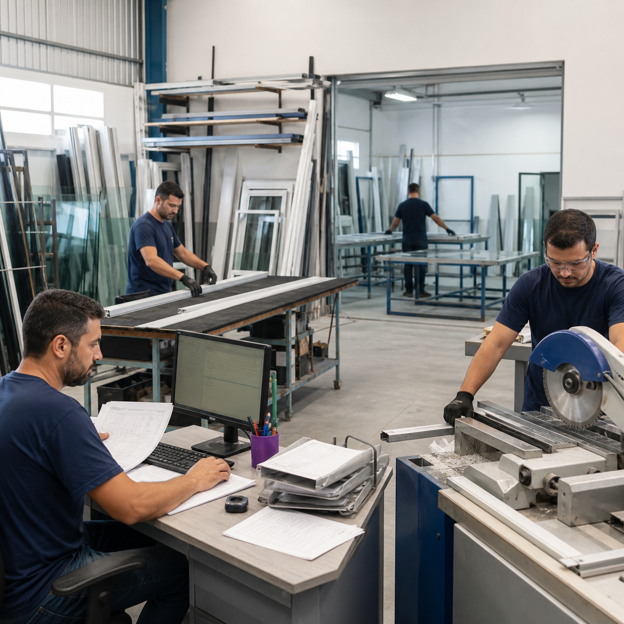 Do orçamento à produção: como organizar o fluxo de uma serralharia